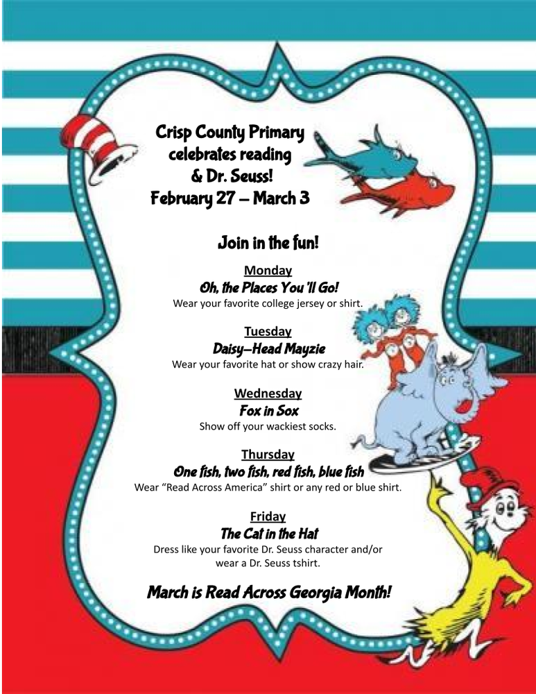 Dr. Seuss Week