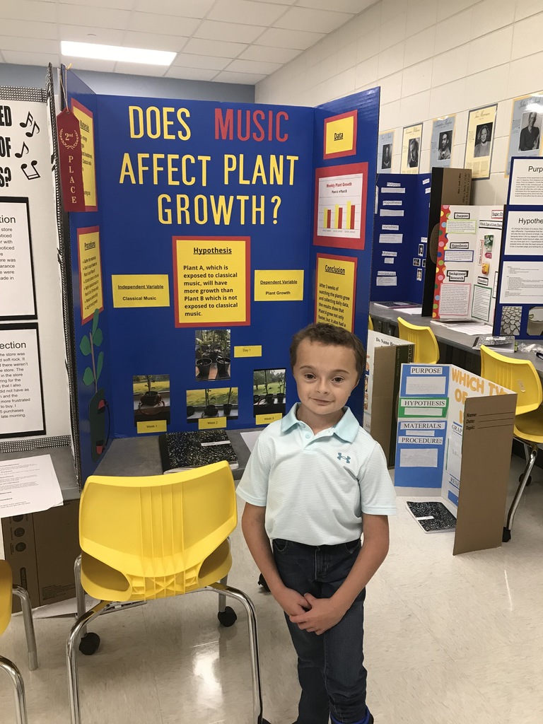  2nd place Does music affect plant growth? Cav Vaughn